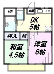 ライトハウスA【201号室】の間取り