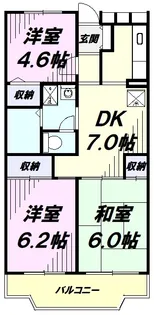 グレース美堀【3階】の間取り