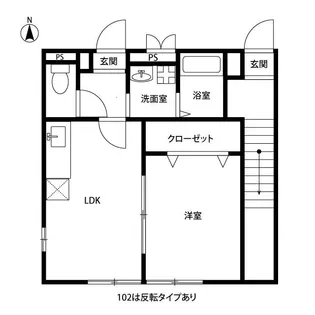 アムール Sakura【1階】の間取り