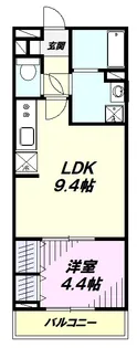 リブリ・国立イチョウテラス【2階】の間取り