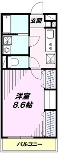 リブリ・国立イチョウテラス【1階】の間取り