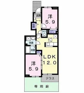 グロリアス ホームⅡ【1階】の間取り