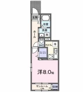アヴニール【1階】の間取り
