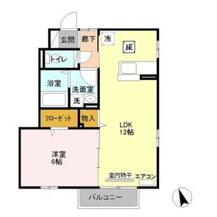 ヴィブレ熊川【1階】の間取り
