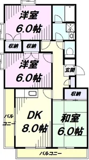 ベルハイネス【2階】の間取り