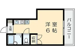 ハイツ泉【1階】の間取り