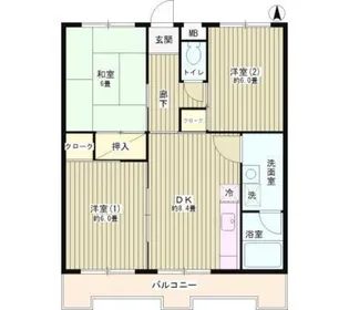 エスポアール花澤台 【4階】の間取り