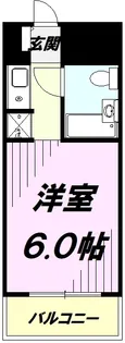 タッシ国立【211号室】の間取り