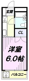 セントラルマンション【4階】の間取り