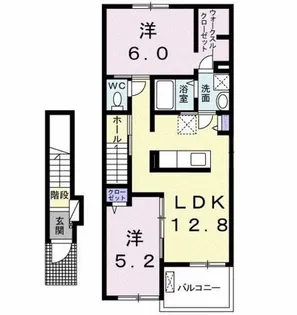 シュティル ブリーゼ A【2階】の間取り