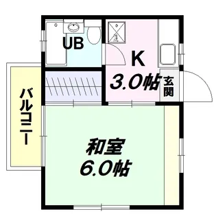 TRハイツ国立【2階】の間取り