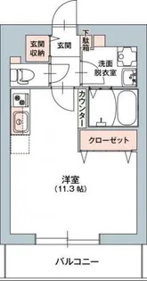 ノーム国立【3階】の間取り