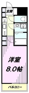 カリーノ玉川上水【1階】の間取り