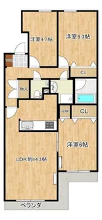 ランビニオン【1階】の間取り