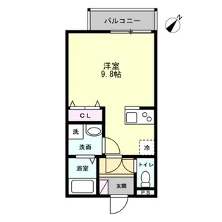 MA・MAISON AKISHIMA【1階】の間取り