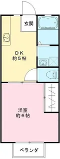 メゾンフジ【2階】の間取り