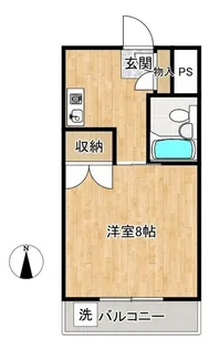 メゾンウエストリバー【4階】の間取り