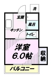 コーポ星【2階】の間取り