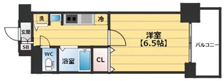 ライジングコート梅田サンライズ【4階】の間取り