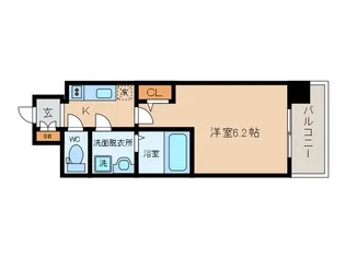 エスリード梅田グレイス【2階】の間取り