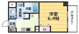 みおつくし西梅田IV【4階】の間取り