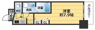 S-RESIDENCE堺筋本町Uno【8階】の間取り
