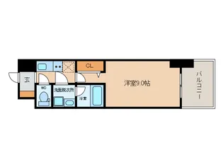 スプランディッド淀屋橋DUE【6階】の間取り