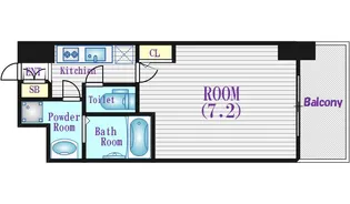 アークグラン大阪WEST【2階】の間取り