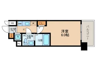 エスリード京橋桜ノ宮公園【3階】の間取り