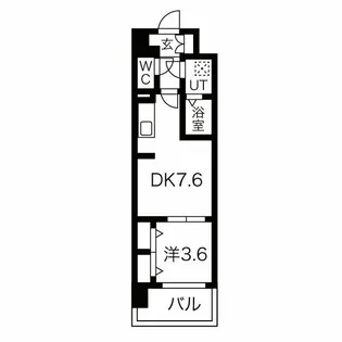 ファステート大阪ベースシティ【3階】の間取り