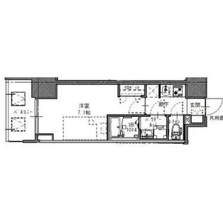 S-RESIDENCE堺筋本町Deux【10階】の間取り