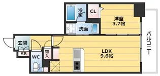 アーバネックス大阪城北【2階】の間取り