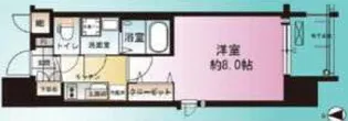 レジュールアッシュ都島【9階】の間取り