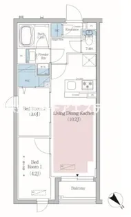 アーバネックス文京小石川【3階】の間取り