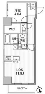 シーズンフラッツ浅草言問通り【2階】の間取り