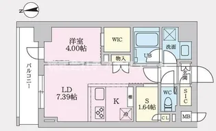 タスキプライムテラス後楽園【2階】の間取り