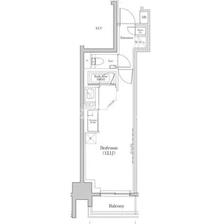 ザ・パークハビオ日本橋三越前【10階】の間取り