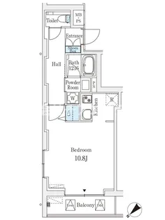 ロイジェント銀座【7階】の間取り
