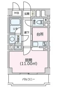 三番町天竹ビル【4階】の間取り