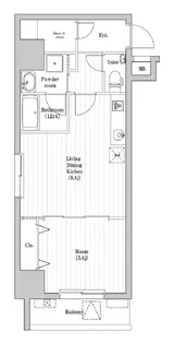 アーバンパーク三ノ輪Ⅱ【6階】の間取り