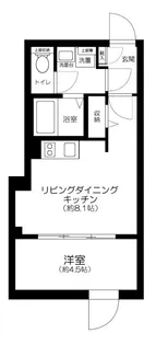 Le Nid 日本橋【3階】の間取り