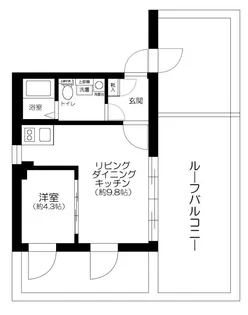 Le Nid 日本橋【4階】の間取り