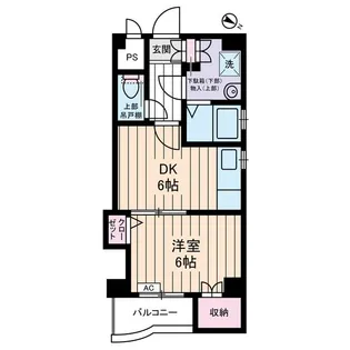 Sunrise 浅草【5階】の間取り