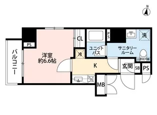 ステージファースト水道橋【4階】の間取り