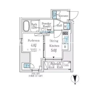 ジオエント秋葉原【2階】の間取り