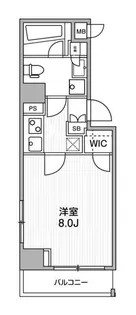 ALTERNA銀座【8階】の間取り