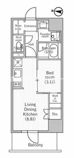nido MINOWA【4階】の間取り