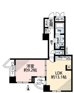 クレアール神田【302号室】の間取り