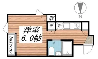 リバーサイド八丁堀【5階】の間取り