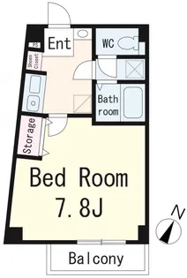 ジュネスHK【5階】の間取り